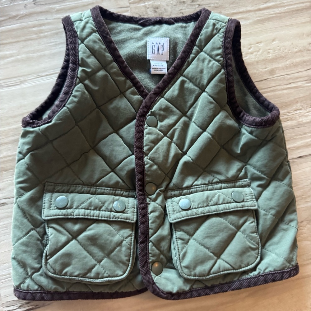 Gap Baby olive green vest